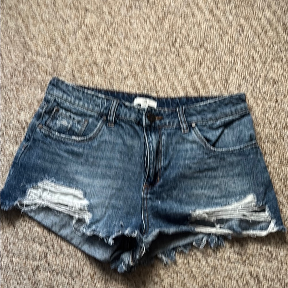BP. Denim Distressed Women's Shorts Size 28
